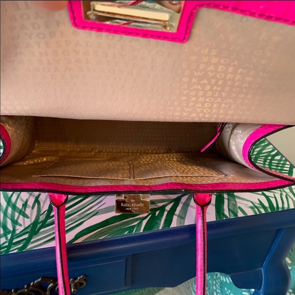 Kate Spade Hot Pink Leather Bag - Picture 9 of 11